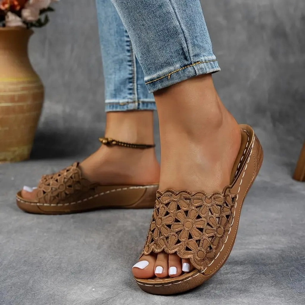 Sandales Mila – Dentelle & Confort